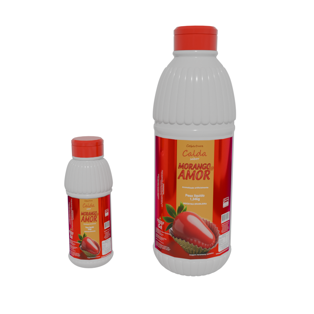Calda Sabor morango do amor